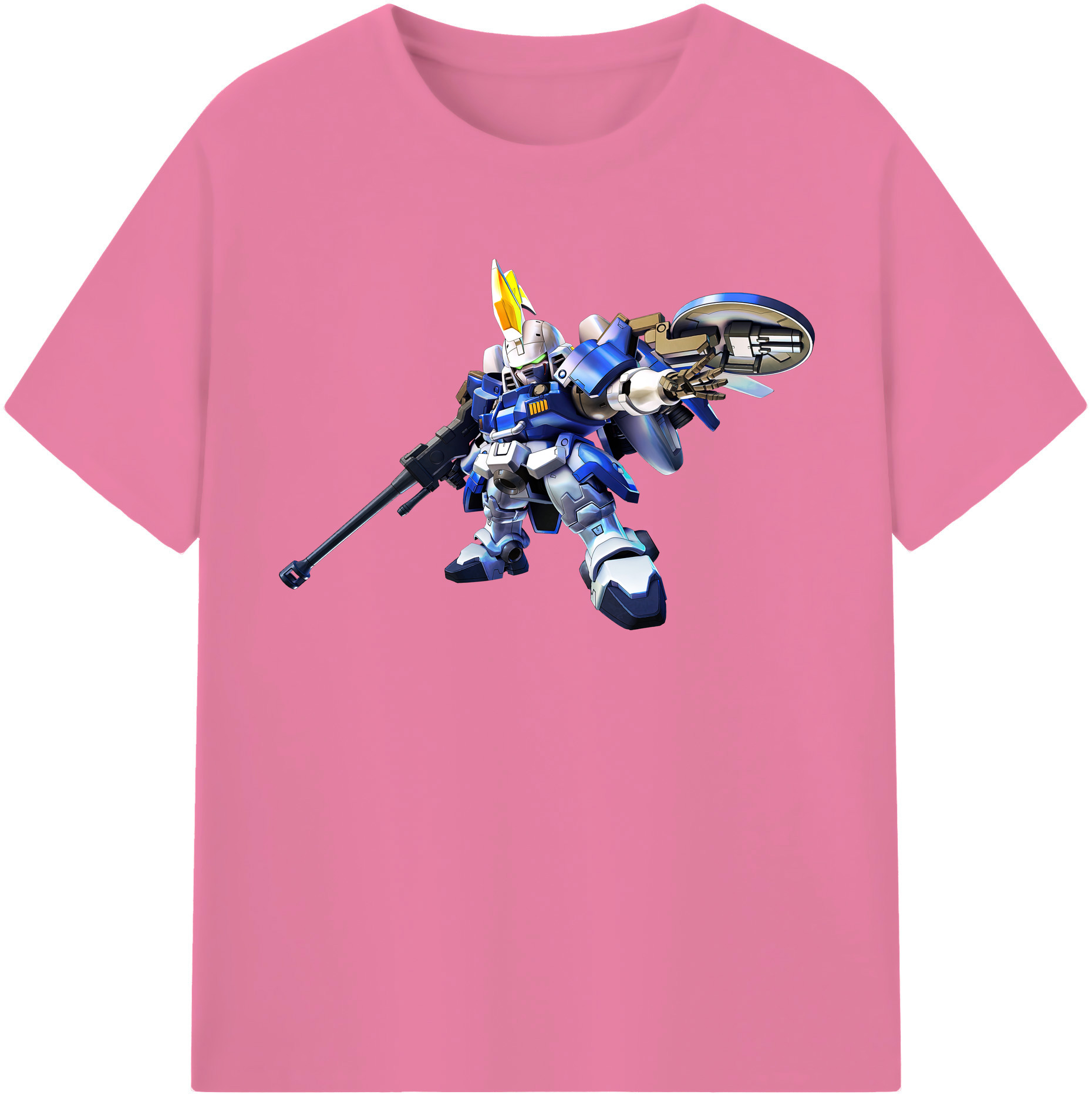 （画像用） 機動戦士ガンダム Mobile Suit Gundam 綿100％半袖Tシャツ（フロントプリント）